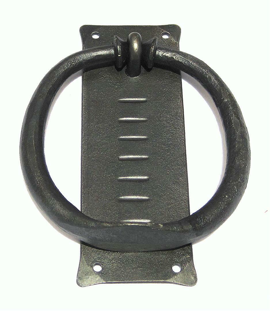 Hand forged wrought iron door knocker - 321 – D.J.A. Imports, Ltd.